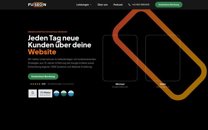 Screenshot of fuseon-media.com