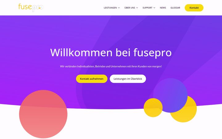 Screenshot of fusepro.de