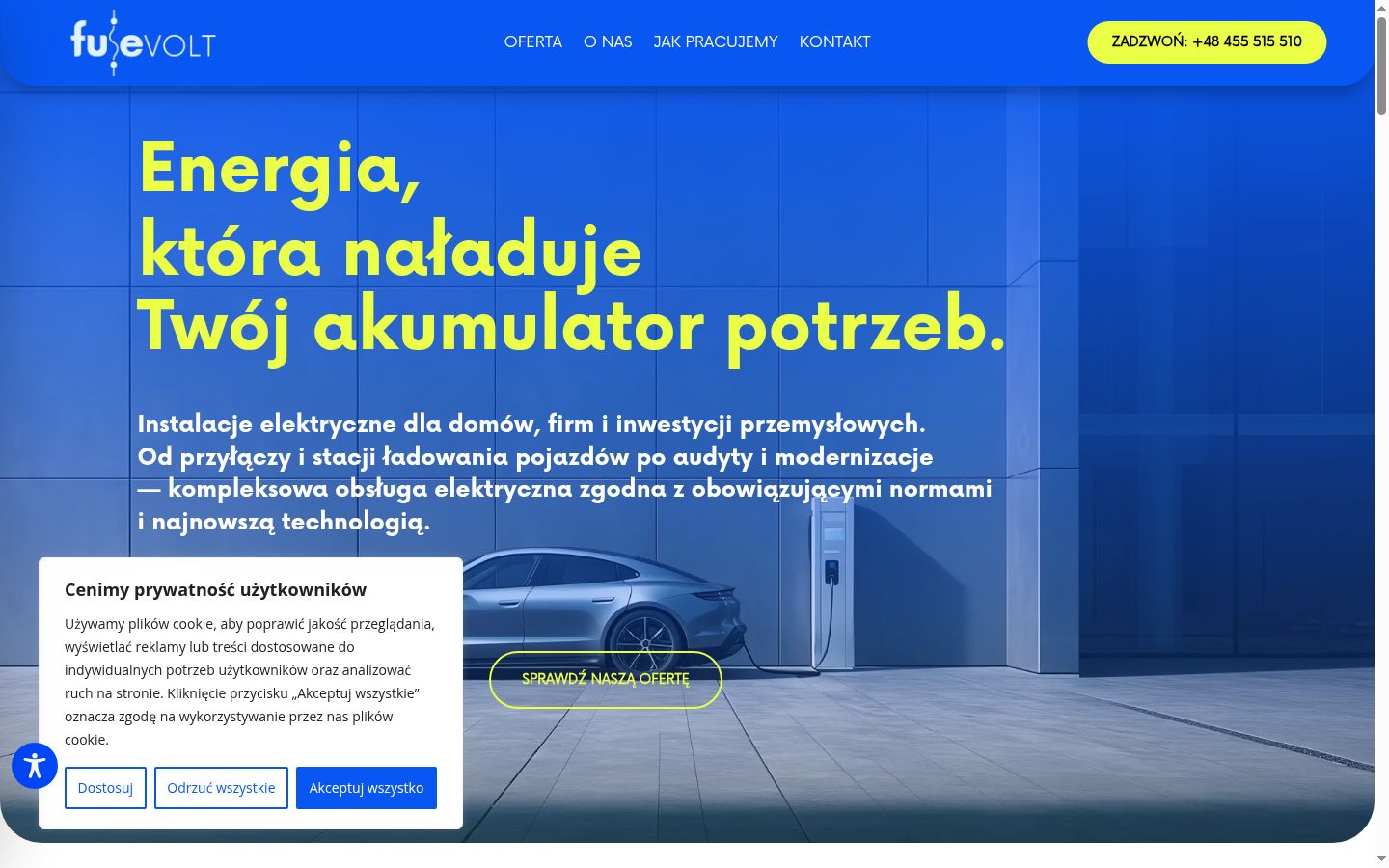 Ekrānuzņēmums ar piekrišanas baneri, kas tika rādīts pirms jebkādas mijiedarbības