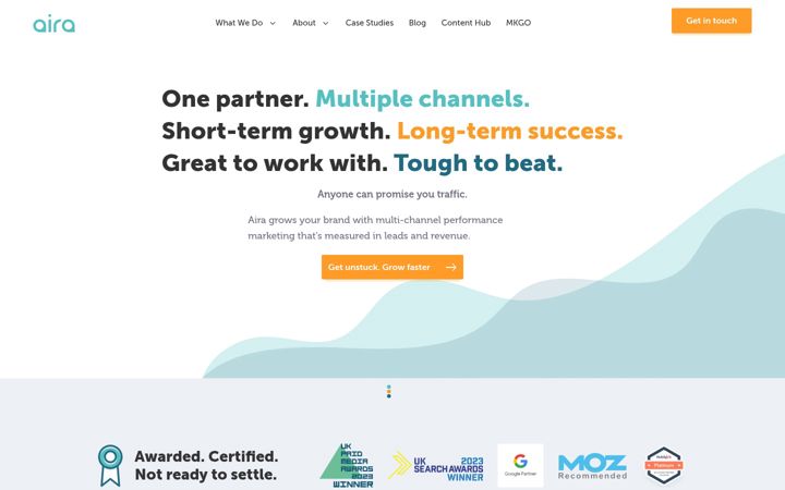 Screenshot of fusewave.co.uk