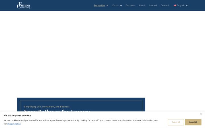 Screenshot of fusion-consultancy.net