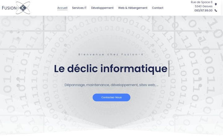 Screenshot of fusion-k.com