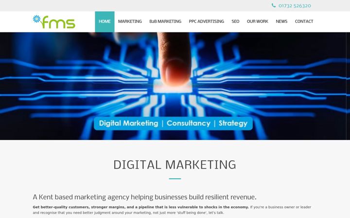 Posnetek zaslona fusion-marketing-services.co.uk