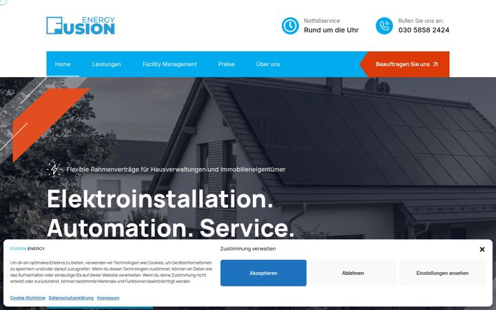 Screenshot of fusion-property.de