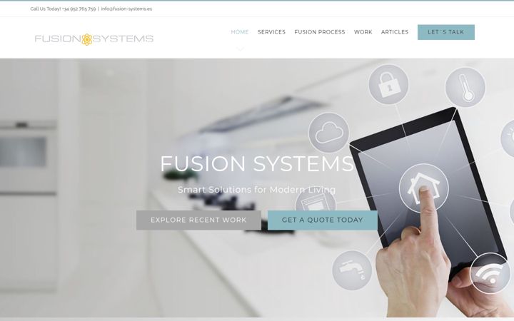 Screenshot of fusion-systems.es