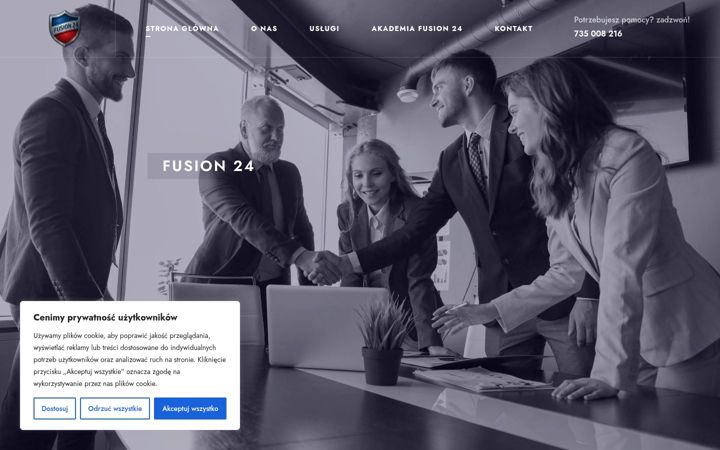 Screenshot of fusion24.pl