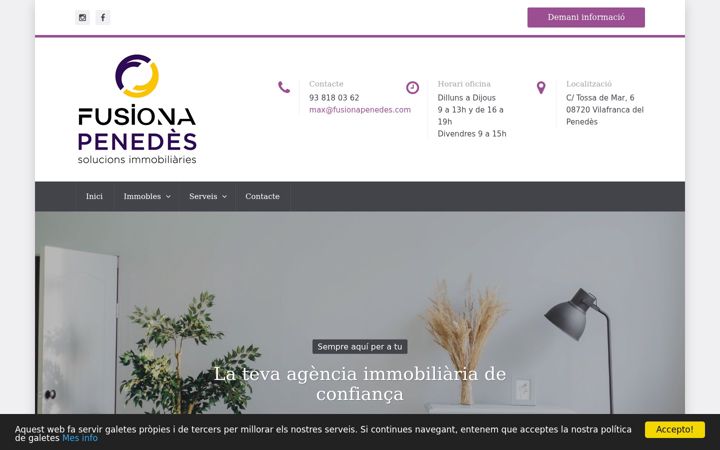 Screenshot of fusionapenedes.com