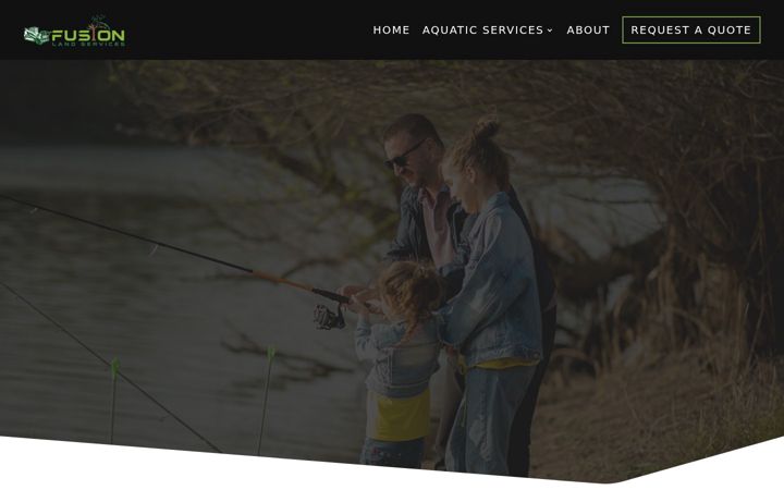 Screenshot of fusionaquaticservices.com