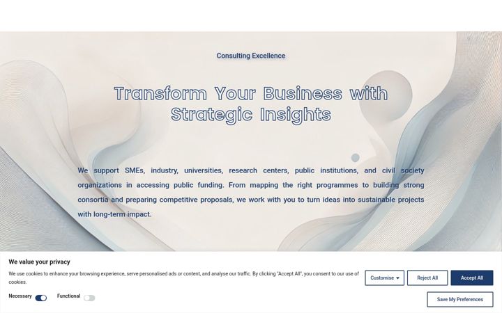 Screenshot of fusionar.eu