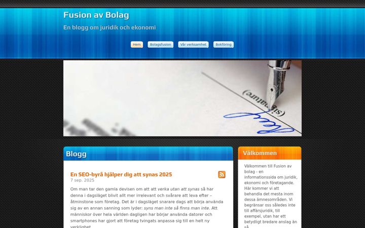 Screenshot of fusionavbolag.se