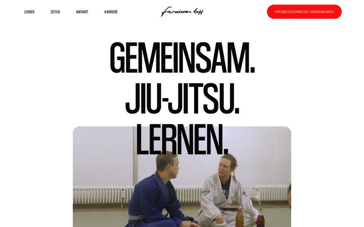 Screenshot of fusionbjj.de