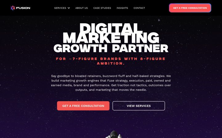 Screenshot of fusiondigital.agency