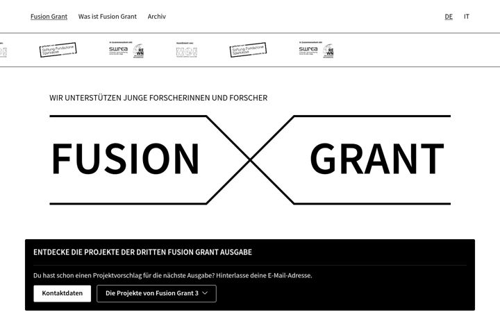 Captură de ecran a fusiongrant.info