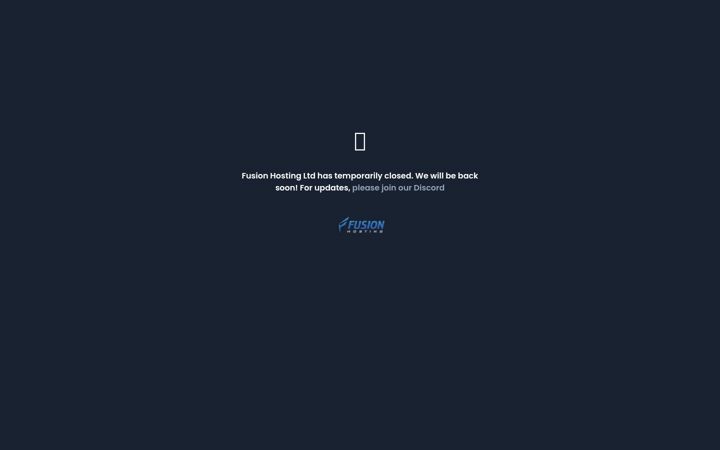 Screenshot of fusionhostingltd.co.uk