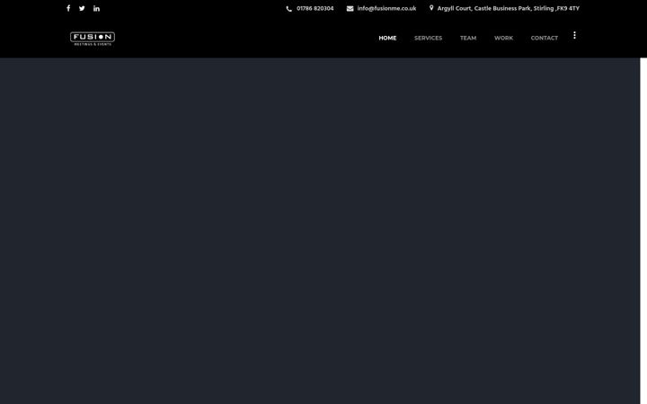 Screenshot of fusionme.co.uk