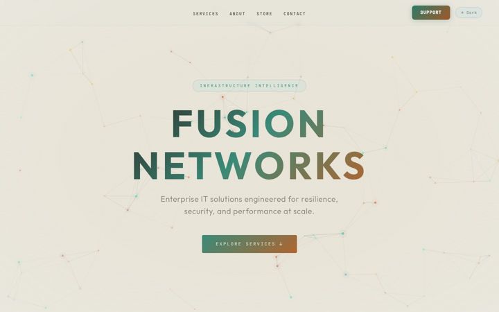 Screenshot of fusionnetwork.ca