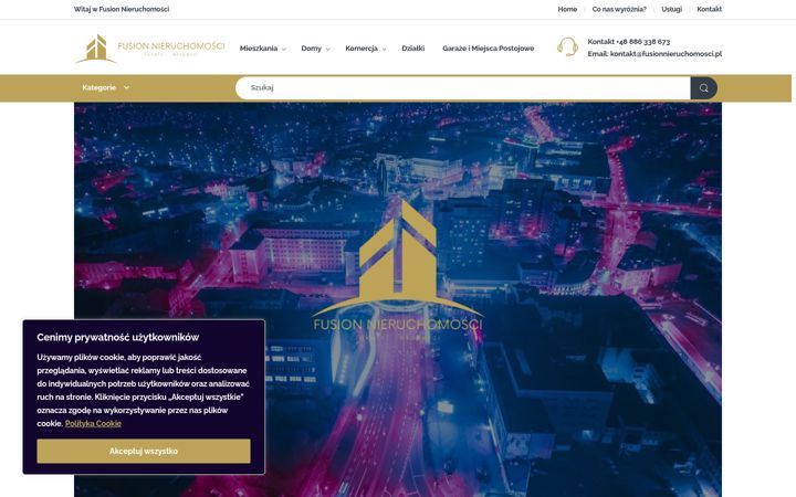 Screenshot of fusionnieruchomosci.pl