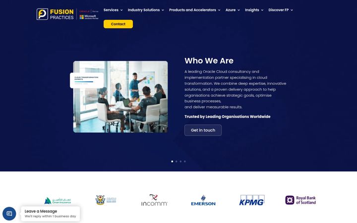 Screenshot of fusionpractices.com