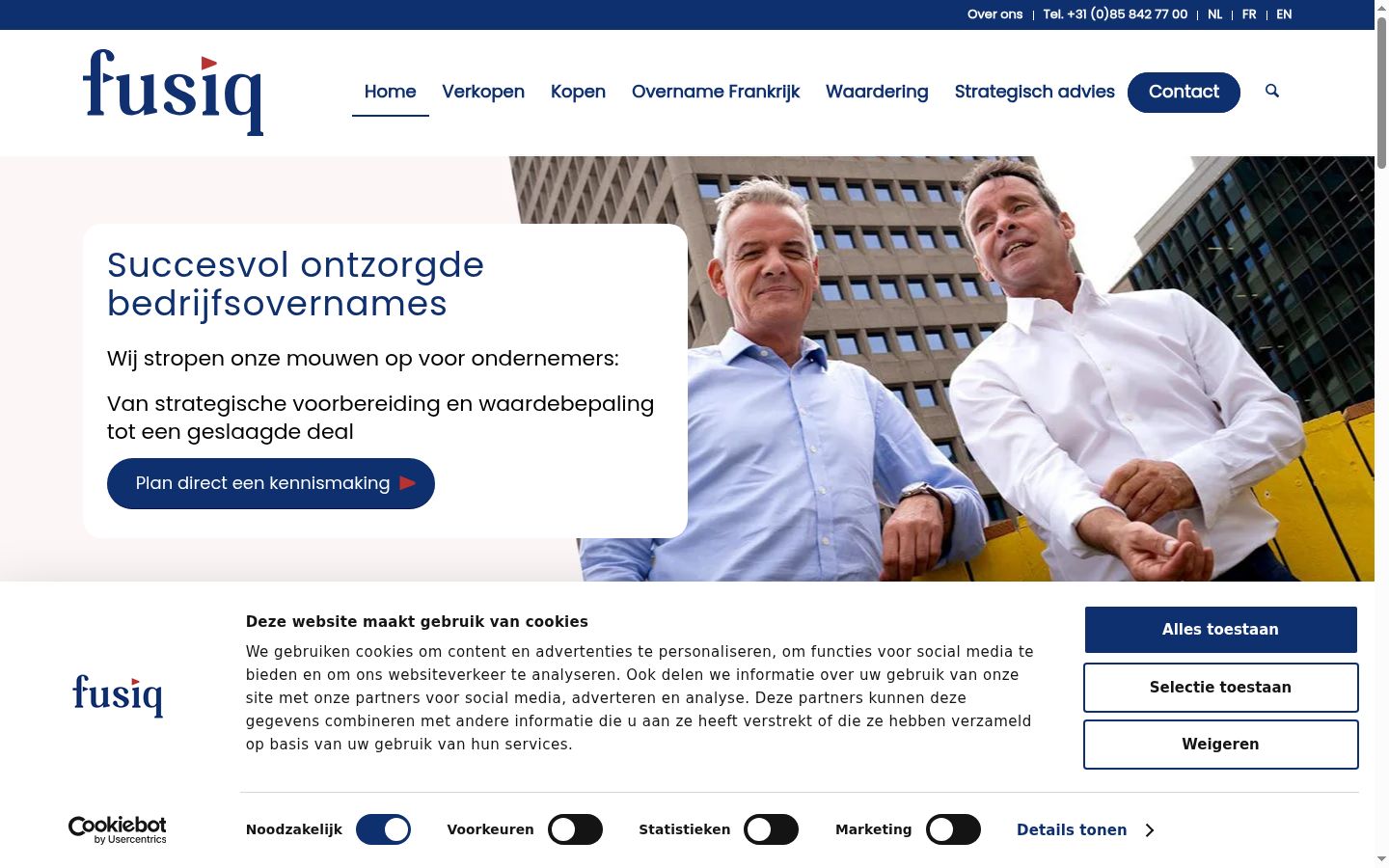 Zrzut ekranu banera zgody wyświetlanego przed jakąkolwiek interakcją