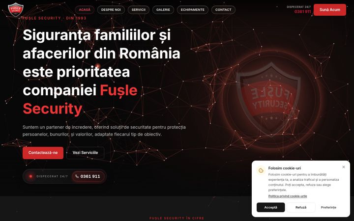 Screenshot of fuslesecurity.ro