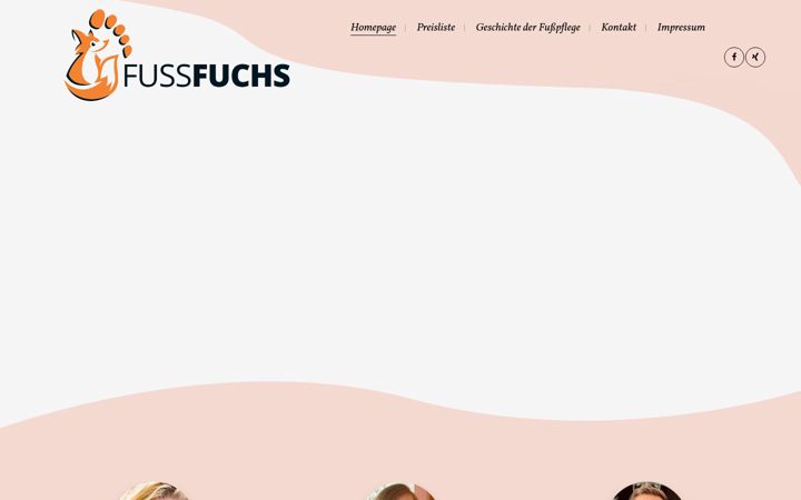Captură de ecran a fuss-fuchs.de