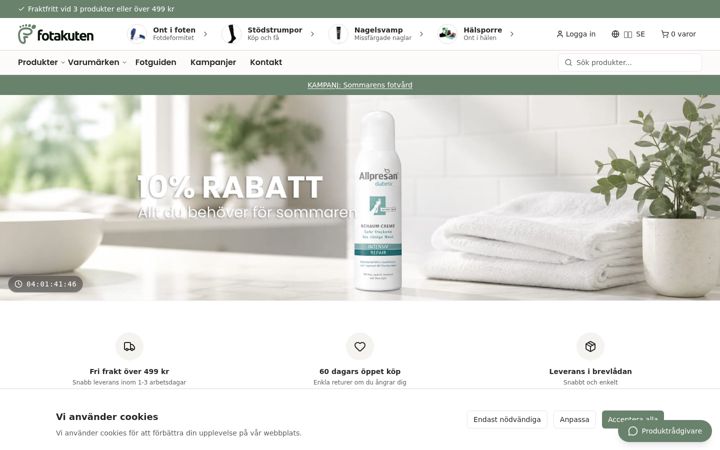 Screenshot of fussakut.de