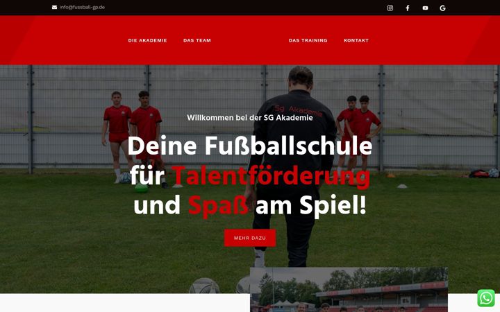 Skærmbillede af fussball-gp.de