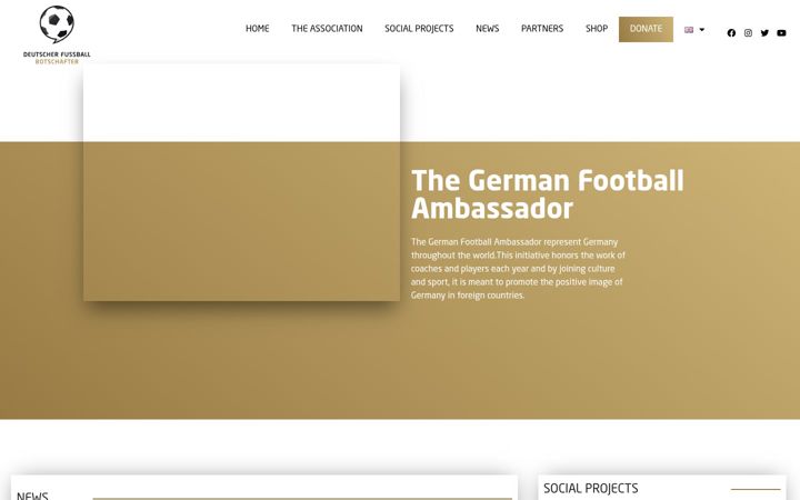Posnetek zaslona fussballbotschafter.de