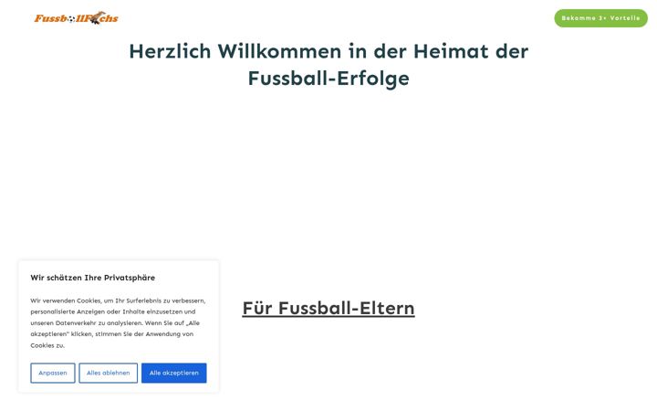 Screenshot of fussballfuchs.com