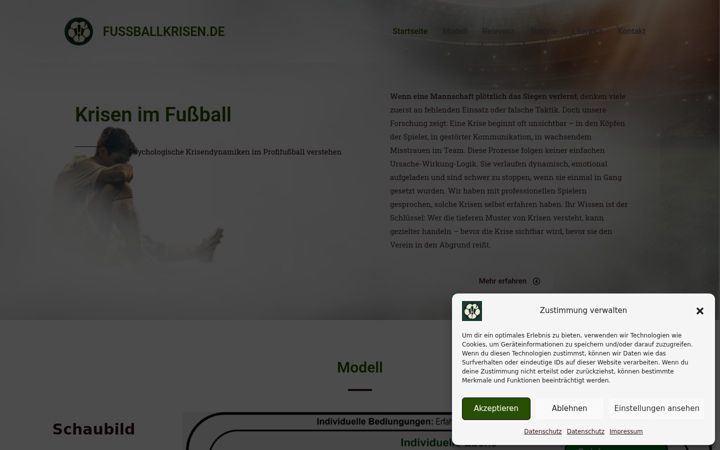 Screenshot of fussballkrisen.de