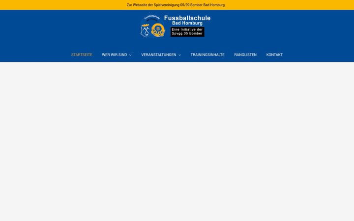 Screenshot of fussballschule-badhomburg.de
