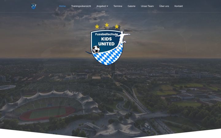 Posnetek zaslona fussballschule-muenchen.de