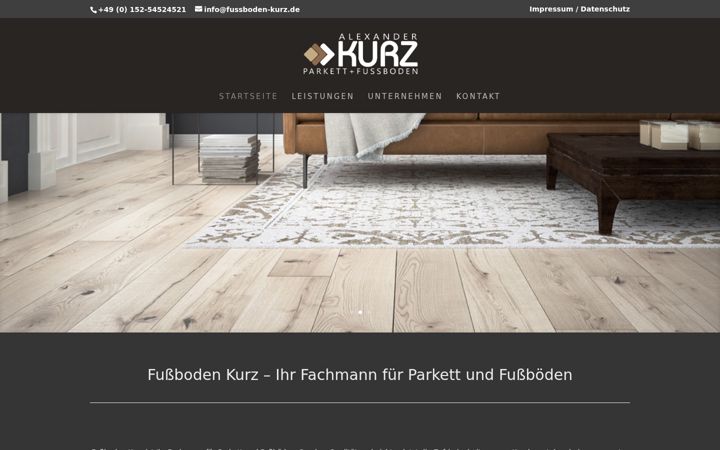 Screenshot of fussboden-kurz.de