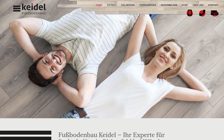 Screenshot von fussbodenbau-keidel.de