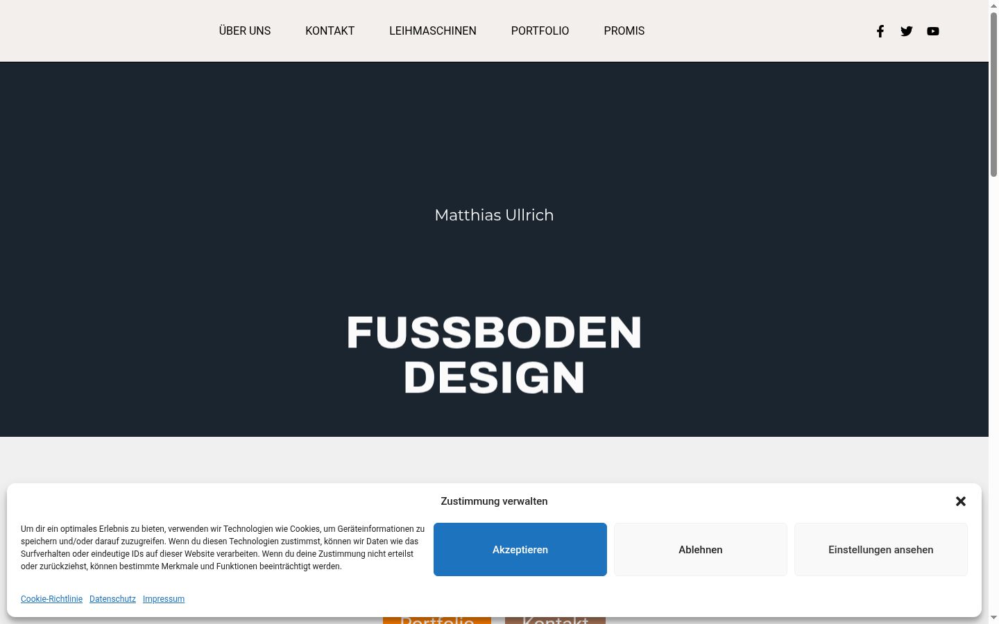 Screenshot tal-banner tal-kunsens muri qabel kwalunkwe interazzjoni