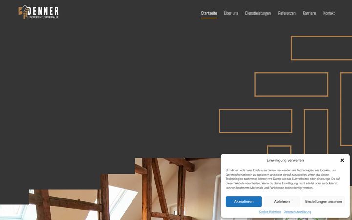 Screenshot von fussbodentechnik-halle.de