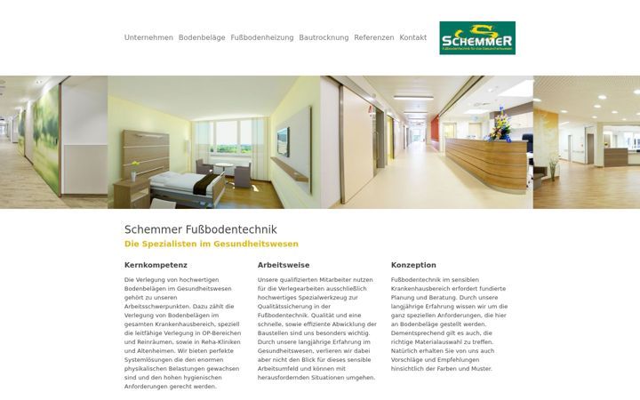 Screenshot of fussbodentechnik-schemmer.de