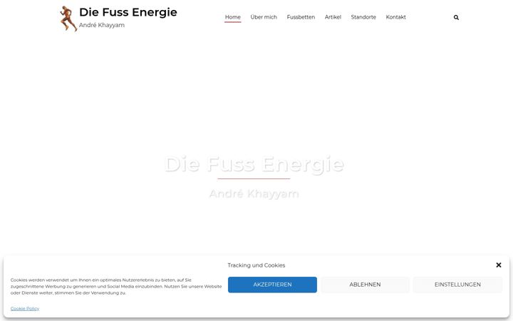 Screenshot of fussenergie.at