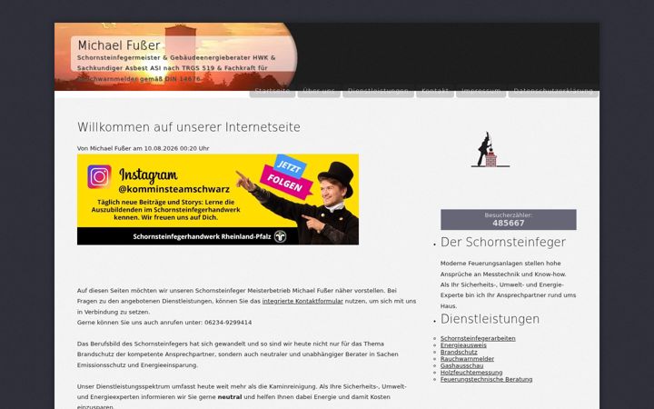 Screenshot of fusserfeger.de
