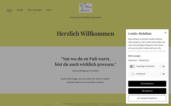 Ekrano kopija fusspflege-bad-staffelstein.de