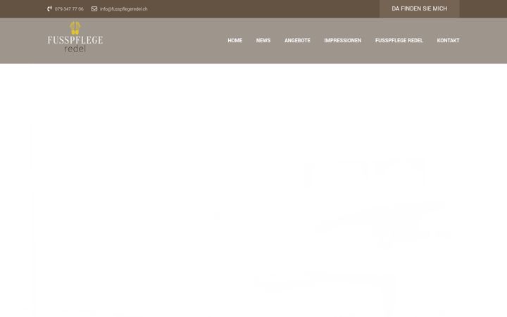 Screenshot of fusspflegeredel.ch
