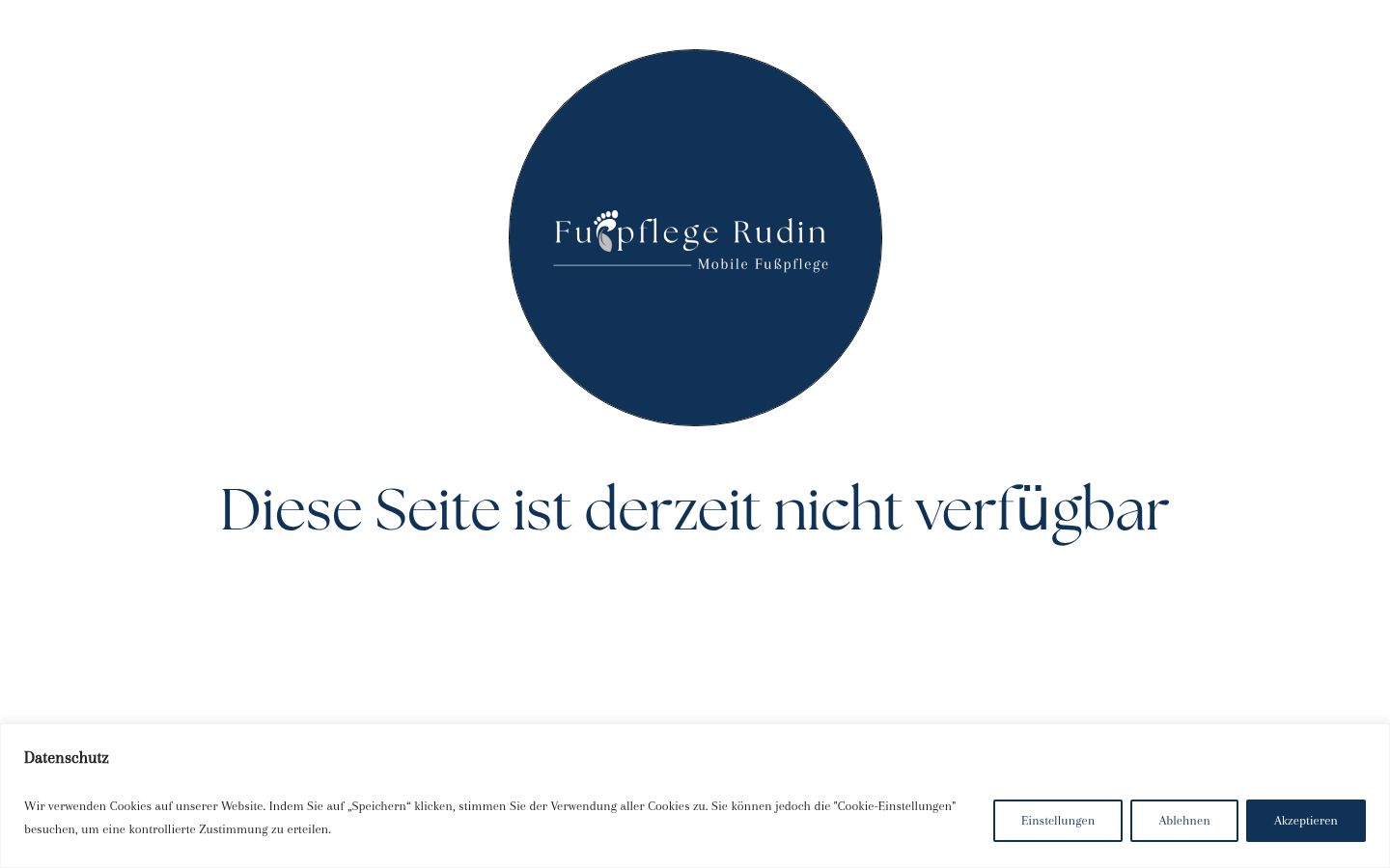 Screenshot des Einwilligungsbanners vor jeglicher Interaktion