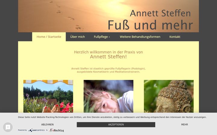 Screenshot of fussundmehr-steffen.de