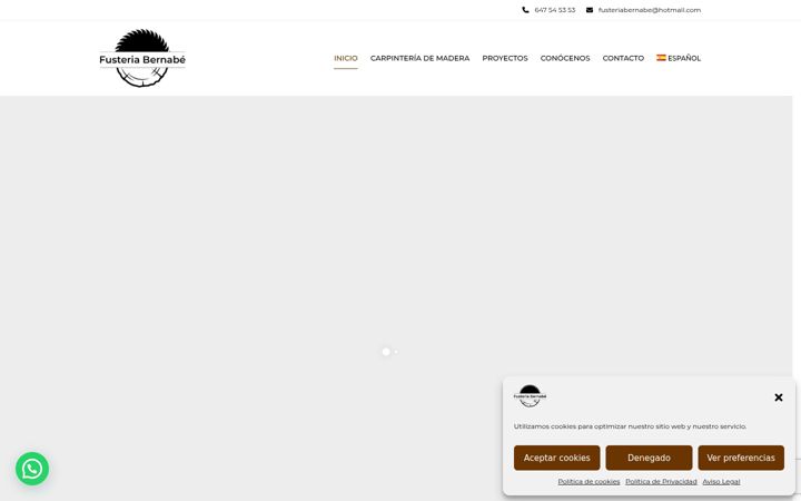 Screenshot of fusteriabernabe.com