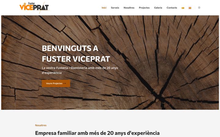 Screenshot of fusterviceprat.com