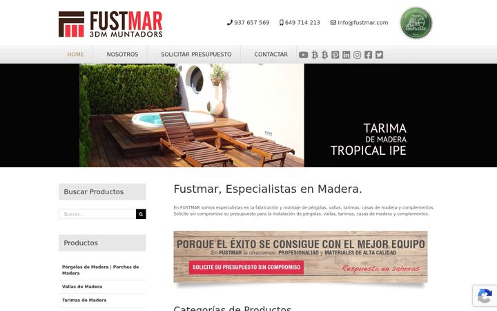 Screenshot of fustmar.com