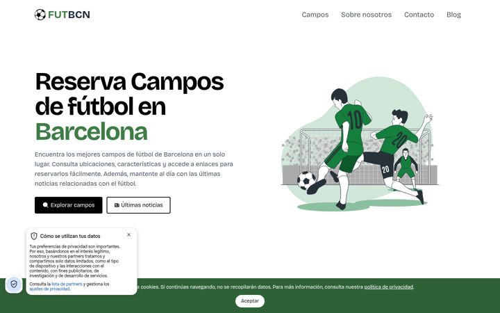 Screenshot of fut-bcn.com