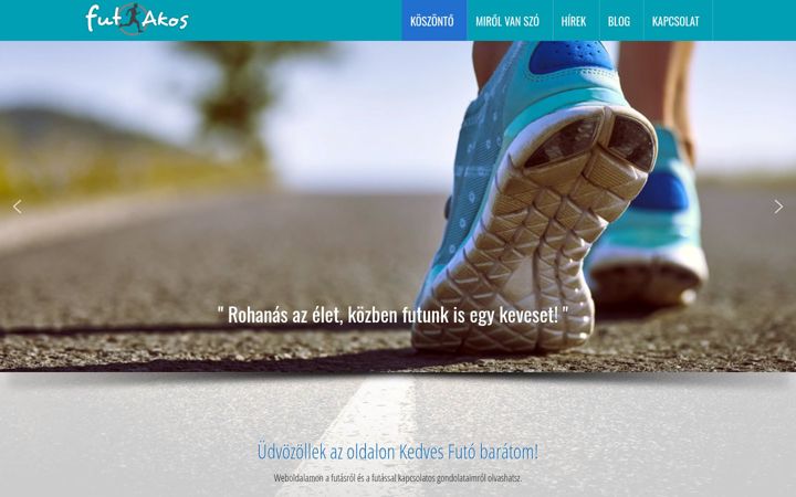 Screenshot of futakos.hu