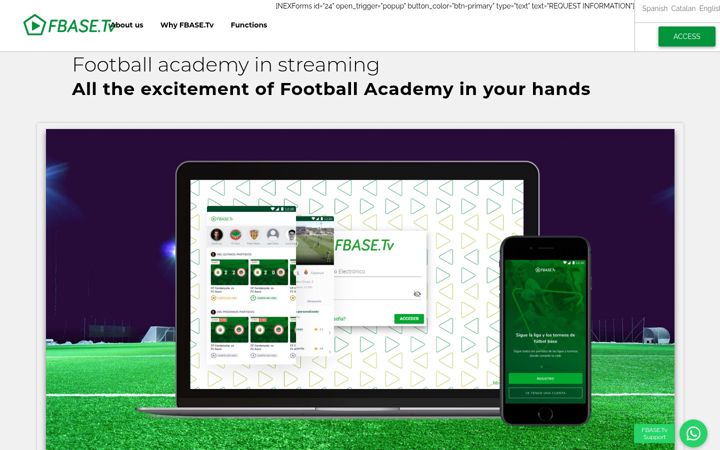 Screenshot of futbolbase.tv