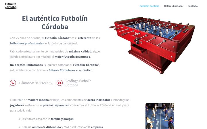 Skärmbild av futbolincordoba.com